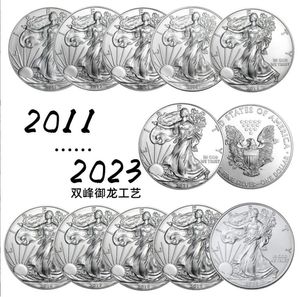 Sanat ve El Sanatları 2023 Hatıra Coin 2011 ~ 2023 Yingyang Coin Hatıra Dış Ticaret Para