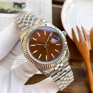 2024 Zegarek męski 41/36 mm Automatyczne 31 mm/28 mm kwarcowe zegarki z pudełkiem szafirowe wodoodporne zegarki luksusowe złote zegarki para zegarek okrągła stalowa zegarek