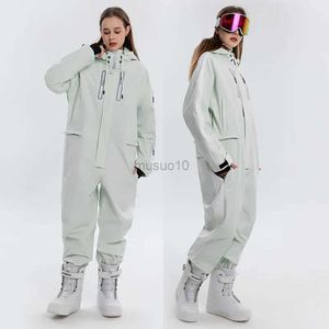 Andere Sportartikel Skianzüge Erwachsene Isolierung Outdoor-Snowboard-Overalls Wasserdicht Winddicht Skifahren Einteilige Kleidung Overalls für Männer Frauen HKD231106