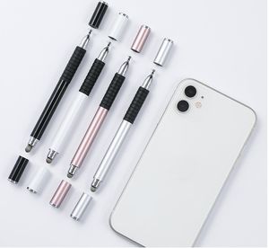 All-metal stylus 2-in-1 Stylus Silicone suction Metal stylus Disk Drawing Capacitor pen