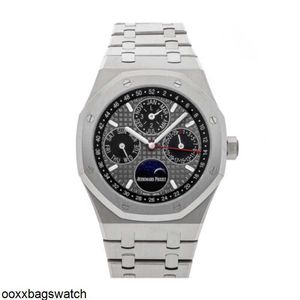 Audemar Pigue Mechanical Watches Designer Wristwatch Epic Royal Oak Perpetual Calendar Men's Automatyczne zegarek 26609TioOo1220Ti01 HBDF
