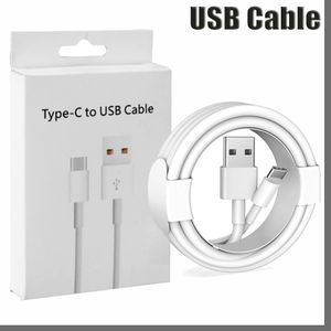 1M 3ft 2M 6FT USB Micro Type c L 충전 삼성 데이터 충전 코드 작업 새로운 시스템 소매 상자가있는 고품질 전화 충전기 케이블