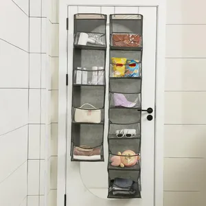 Caixas de armazenamento resistente saco rack bolsa de parede grande suporte de carga organizador de parede visível