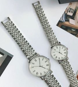 男子と女性のカップルはクォーツウォッチ38mm/30mmダイヤル本物のオリジナルスーパームーブメント3ピンマルチタイミングバッテリースポーツ防水豪華な時計