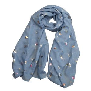 Scarves Scarf Women Butterfly Print Long Wrap Women's Shawl Pashmina Stole Winter Coat Echarpe Hiver Femme A50