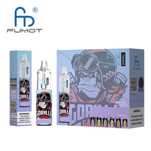 UK EU Top Seller Original Fumot Vape RGB Light Monkey Vape Randm Tornado 7000 Puffs Gorilla Vape Pen 57 smaker
