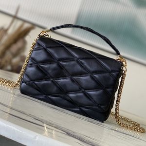 10A Top quality designer bags GO-14 chain handbag 23cm genuine leather shoulder bag lady chain bag with box B246