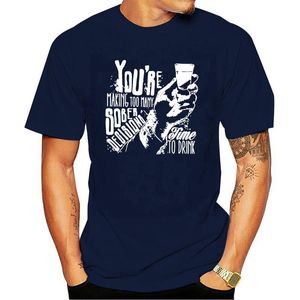 Herren T-Shirts ZEIT ZU TRINKEN T-Shirt Herren Lustiges Trinkkneipen-T-Stück Alkoholgeschenk Jd Bier Wodka Gin