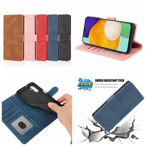 Vintage Leder Wallet Cases für Samsung A04E F04 A54 A34 A74 M14 5G Galaxy A14 4G 5G A24 4G Cover Magnetic Flip Holder Credit Credit ID Card Slot Book Stand Pouch