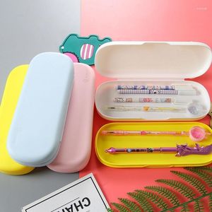Organizator ołówka o dużej pojemności Wodoodporne pudełka uchwytu Śliczne biurowskie materiały stacjonarne dla dzieci dorosłych