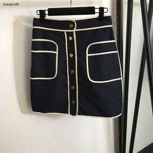 Brand new ladies short skirt fashion lock Jacquard girls pants Size S M L quality single breasted high waist women s Nov06