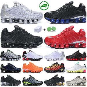 TL Scarpe da corsa da uomo TLS Designer Sneaker Triple Nero Velocità Rosso Argento Racer Bule Bianco Metallizzato Lupo Grigio Lime Outdoor Scarpe da ginnastica da uomo Scarpe da ginnastica sportive