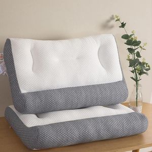 Travesseiro ergonômico de travesseiro com travesseiro de suporte de pescoço do sono ortopédico ajustável que está em conformidade com a forma ergonômica relaxante travesseiro cervical produtos para dormir 230406
