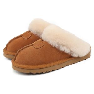 Botas de grife de peles castanhas lâminas de pele de ovelha homens Ultra mini plataforma sapatos de camurça conforto outono slippers de inverno sapatos