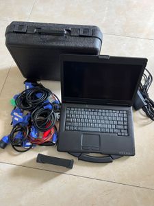 Diesel Truck Diagnostic Tool DPA5 med bärbar dator CF53 I5 8G Dearborn Protocol Adapter 5 DPA5 Tunga skannerkablar Fullständig uppsättning redo att använda 24V