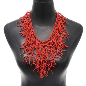 Girocolli Boho Etnico Grande Girocollo Collane Donna Gioielli fatti a mano Dichiarazione indiana Collana con colletto a strati Collier Femme Tribal Party Gift 230404