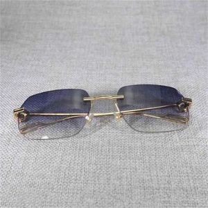 Óculos de sol ao ar livre de luxo da moda tendência de impressão digital homens homens limpa óculos aleatórios lendo gaphes para lentes de quadro masculino