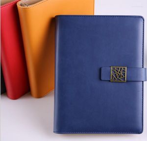 Простой европейский блокнот A5 Business Office Notebook Classic High-end Retro Lose-Leaf Книга