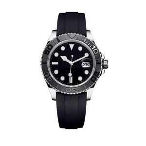 Mens Watch Designer Watches 40mm Black Ceramic Bezel 8215 Automatisk rörelse Mekaniskt rostfritt stål Mänklockor Master Male Wristwatch Yacht Watches Montre