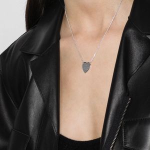 G Brand Heart Pendant Necklace Designer For Women Silver Necklaces Vintage simple Jewelry Necklace Luxury Style Letter Gift
