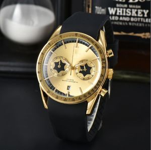 Men Mens Luxury Watch Watches Quartz Movement montre de luxe Wristwatches Watch Rubber Strap