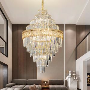 Postmodern Living Room Lamp Crystal Chandelier Atmospheric Light Luxury Living Room Chandelier Crystal Light