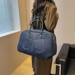 Duffel Bags Short Distance Men and Women s Business Travel Bags Couple Street Storage Shopping Large Capacity Travel Sports Fitness Luggage Bags 230406 230915