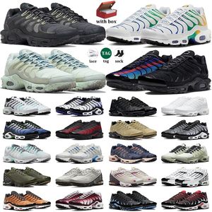 2023 Air Cushion Herren Damen Laufschuhe tns terrascape Schwarz anthrazit Mintgrün College Blue Uniform Reflex Breeding Sneakers Sneakers