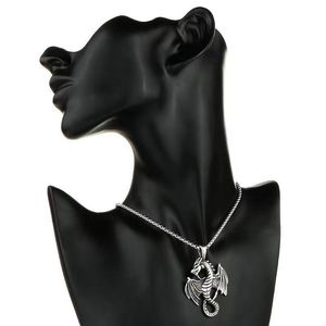 Viking Drache Pterodactyl Anhänger Halskette frauen Neue Mode PUNK Metall Tier Zubehör Party Schmuck Geschenk Für Famale