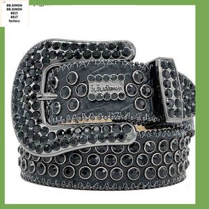 Bb 2022 Cintura Designer Simon Cinture per uomo Donna Cintura con diamanti lucidi cintura bianca uomo boosluxurygoods00912311112
