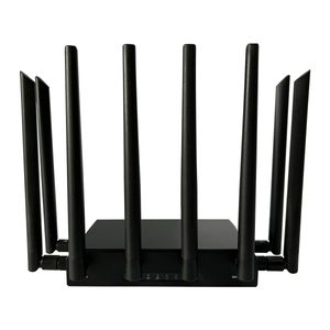 4G OpenWrt Yönlendirici WiFi6 Mesh 1800Mbps Sim Kart Gigabit Lan 2.4GHz 5.8GHz Mu-Mimo Anten Wifi İnternet 128