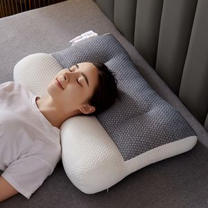 Pillow Contour Gedächtnisschaum klinisches Kissenbett orthopädisches Kissen Nackenschmerzkissen für seitliches Rücken-Bauch-Schläfer-Behandlungskissen 230406
