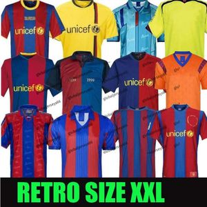 Retro Soccer Jerseys Barca 96 97 07 08 09 10 11 Xavi Ronaldinho Rivaldo Guardiola Iniesta Finals Classic Maillot De Foot 1899 _Jersey