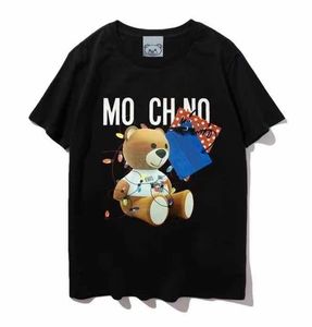 Fashion T-Shirt New High Quality Short Sleeve Moscow Brand Designer T-Shirt Women's Shirt Bear Round Neck Cotton Italy Luxury Shirt Womens Half Sleeve Base Shirt 996