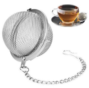 Сфера сферы из нержавеющей стали чай с сферой сетки сетчатой ​​сетка сетка инфузсер чай фильтры.