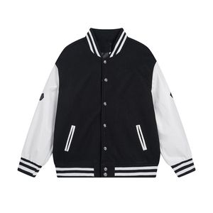 Cotton designer jackets bomber mens windbreaker varsity Mens Baseball Hip Hop Harajuku Letter Patchwork Leather tianma embroidery Streetwear Men Unisex CoatsW08