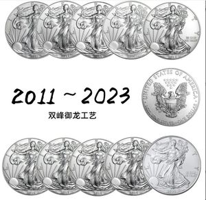 Искусство и ремесла 2023 г. Памятная монета 2011 ~ 2023 Медаль монета Yingyang