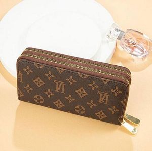 2023 Top Quality Fashion desinger bag Women Clutch Wallet top quality Leather Wallet double Zipper Wallets Lady Ladies Long Classical Purse tote bag