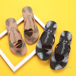 Slippers Women Women Praia Flip-flops Adoro Bling não deslizamento Sapatos de verão férias