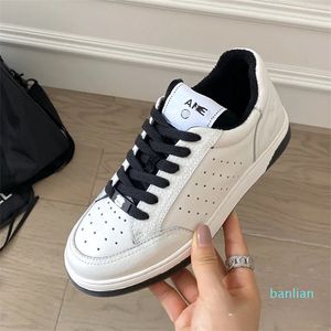 Shoes Transparent Sole Sports Small White Shoes Female Letter Color Matching Lace-up Heightening Thick Board Shoes