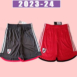 23 24 River Plate Futebol shorts QUINTERO DE LA CRUZ SUAREZ BORJA SOLARI BELTRAN LONDONO ZUCULINI PALAVECINO ARCO 23 24 Calças de futebol em casa fora terceiro