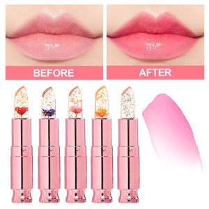 Ingen logotyp 2023 Partihandel Färg Byt läppstift Naturlig fuktgivande läppbalsam Stick Vegan Flower Lip Stick Acceptera din logotyp Anpassad privat etikett