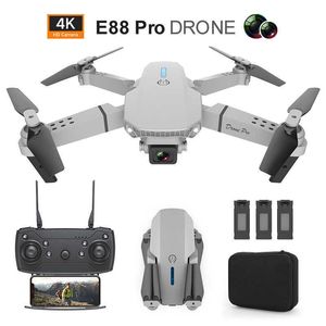 E88 Pro Новый Wi -Fi FPV Широкий угловой HD 4K 1080p Высота камеры удерживает RC -складный квадрокоптер Helicopter