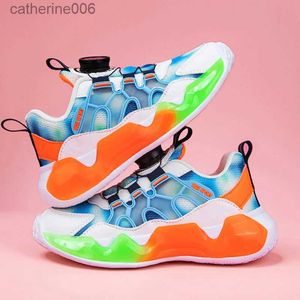 Sneakers Noctilucent Children Running Shoes Bekväma barnskor Fashion Non-Slip Sneakers för Boy High Quality Girl's Shoesl231106