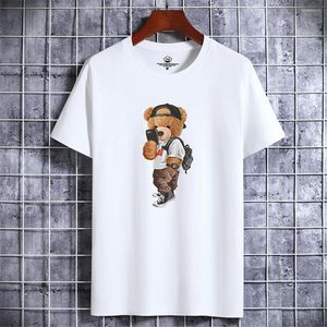 T Shirts Funny Bear Haruku Tshirt For Men Summer T-shirt Short SleeveT-shirt Men's Clothes Male