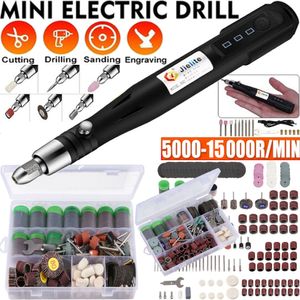 Exercício elétrico 15000rpm Mini Máquina de polimento de caneta USB de gravação USB com acessórios de ferramentas rotativas de Dremel DIY 230406