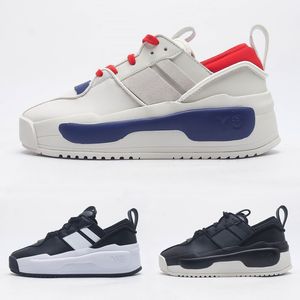 2023 Rivalidade Y-3 Sapatos casuais brancos homens negros homens esportam tênis baixos 36-45