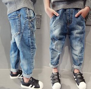 Jeans Mode Jungen Jeans Herbst Jugend Jungen Blau Freizeithose Baby Jungen Kleidung 230406