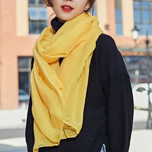 Sarongs 2022 Cotton Linen Scarf Women Designer Luxury Spring Winter Warm Scarfs Pashmina Hijabs Scarves Shawls wraps foulard pannband p230403