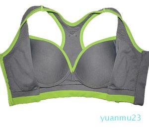 Yoga -Outfit Weste Tops Reißverschluss Sport BH Hemd Frauen Sport top schockdes Tank Crop Sexy Push Up Brassiere Sportswear Athletic